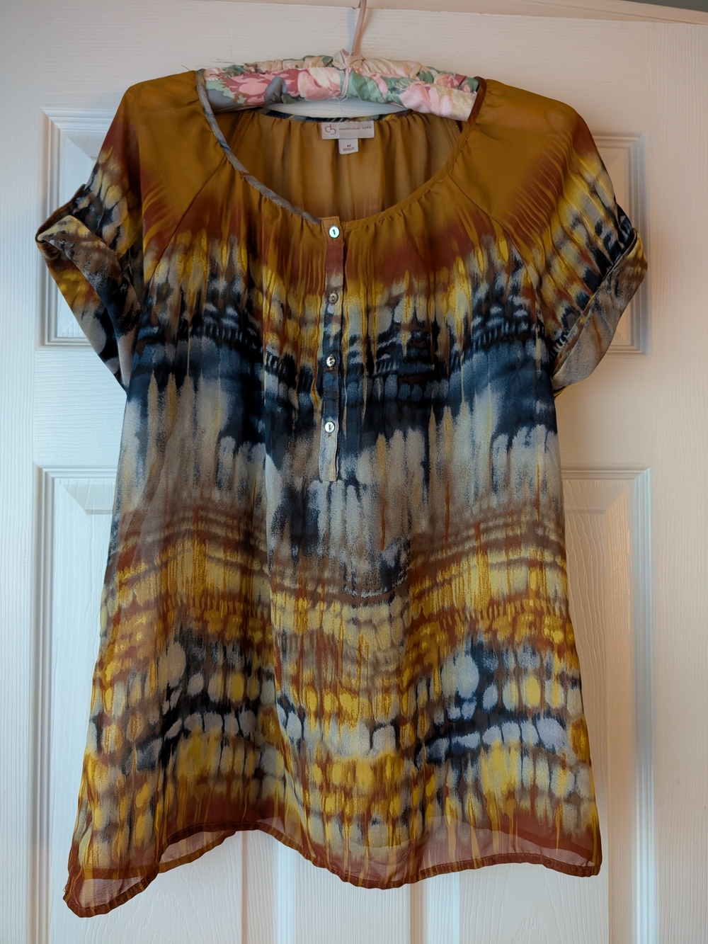 Tie-Dye Blouse